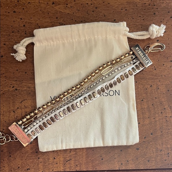 Victoria Emerson Jewelry - Victoria Emerson Gold and Silver Bracelet Trio